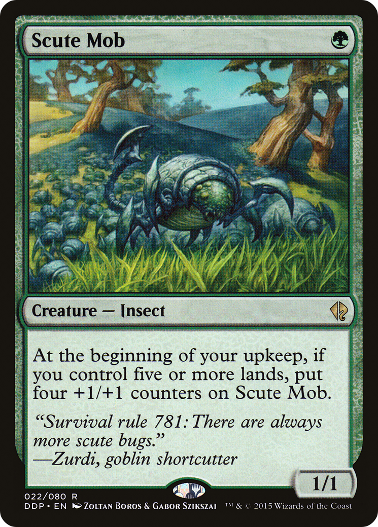 Scute Mob (022) - Duel Decks: Zendikar vs. Eldrazi