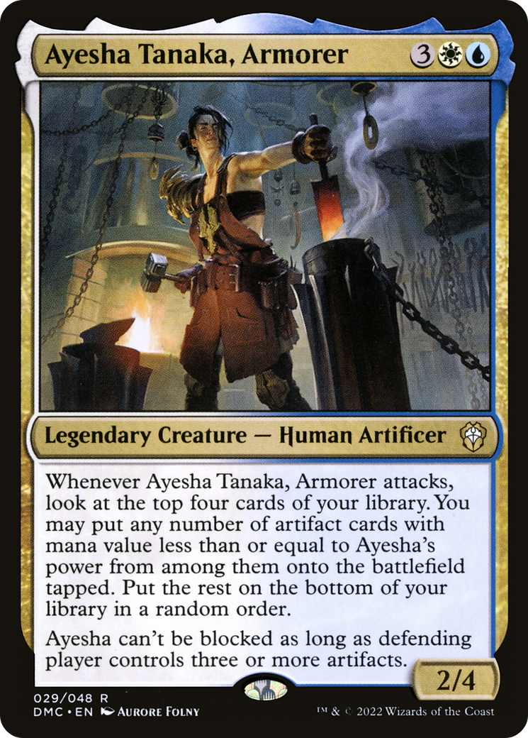 Ayesha Tanaka, Armorer (029) - Dominaria United Commander