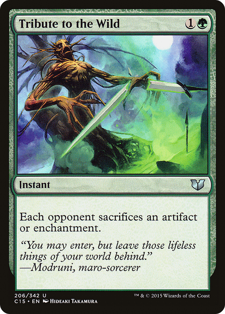 Tribute to the Wild (206) - Commander 2015