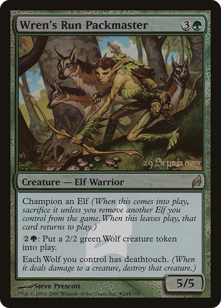 Wren's Run Packmaster (244) Foil - Lorwyn Promos