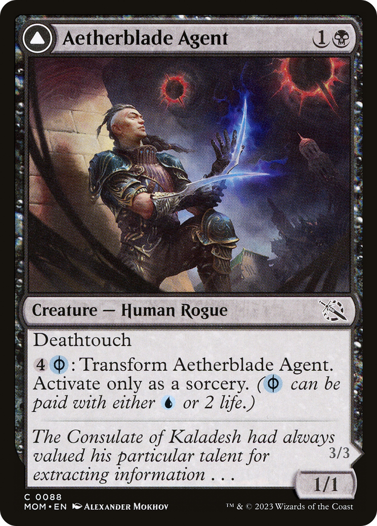 Aetherblade Agent // Gitaxian Mindstinger (088) - March of the Machine