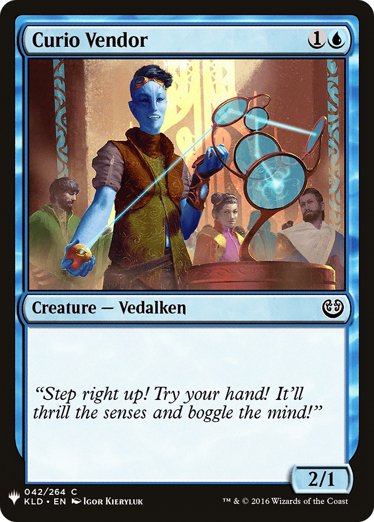 Curio Vendor (KLD-42) - The List
