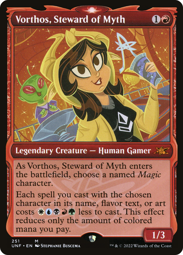 Vorthos, Steward of Myth (Showcase) (251) - Unfinity