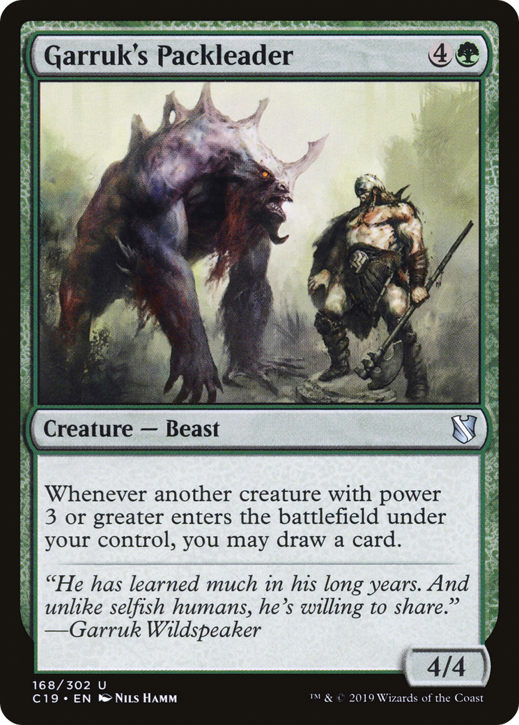 Garruk's Packleader (168) - Commander 2019