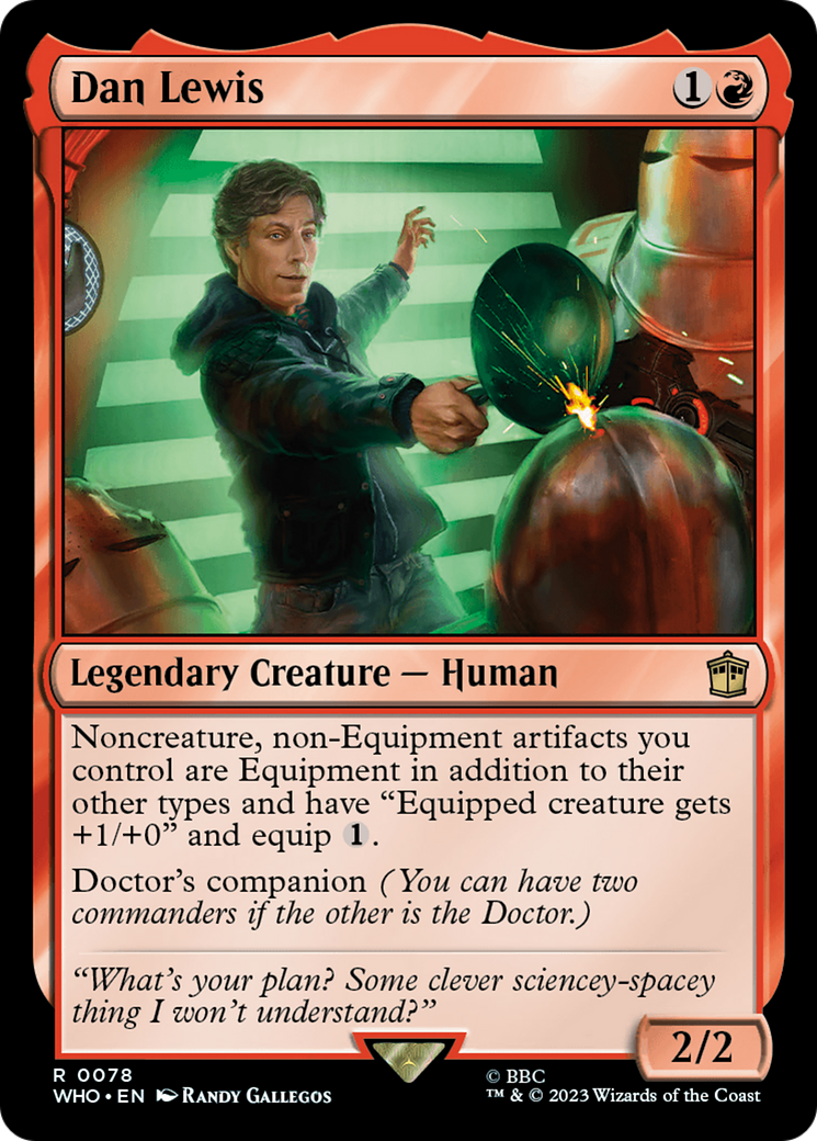 Dan Lewis (078) Foil - Doctor Who