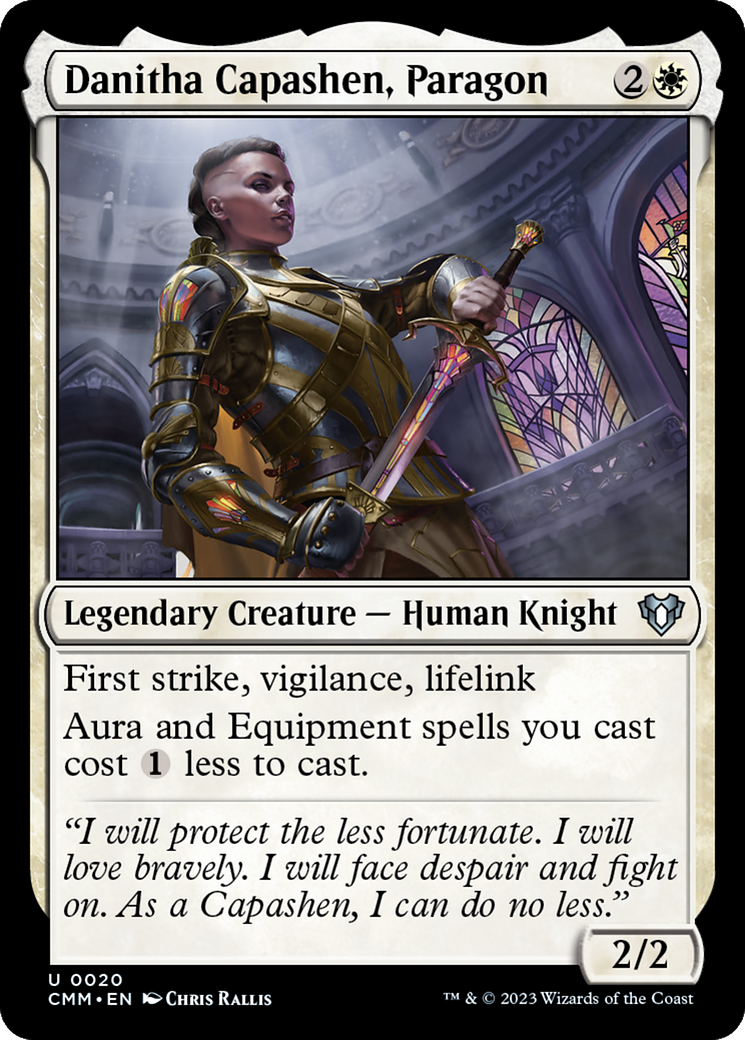 Danitha Capashen, Paragon (020) Foil - Commander Masters