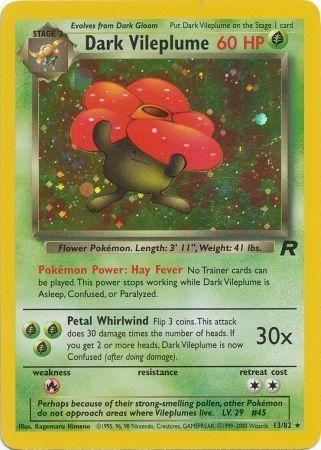 Dark Vileplume (13) (Unlimited) Holofoil - Team Rocket