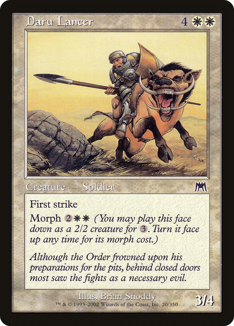 Daru Lancer (020) Foil - Onslaught