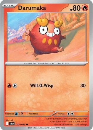 Darumaka (13) Reverse Holofoil - Black Bolt