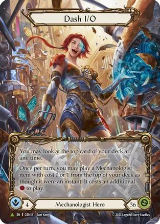 Dash I/O (Marvel) (GEM141) Cold Foil - GEM Pack