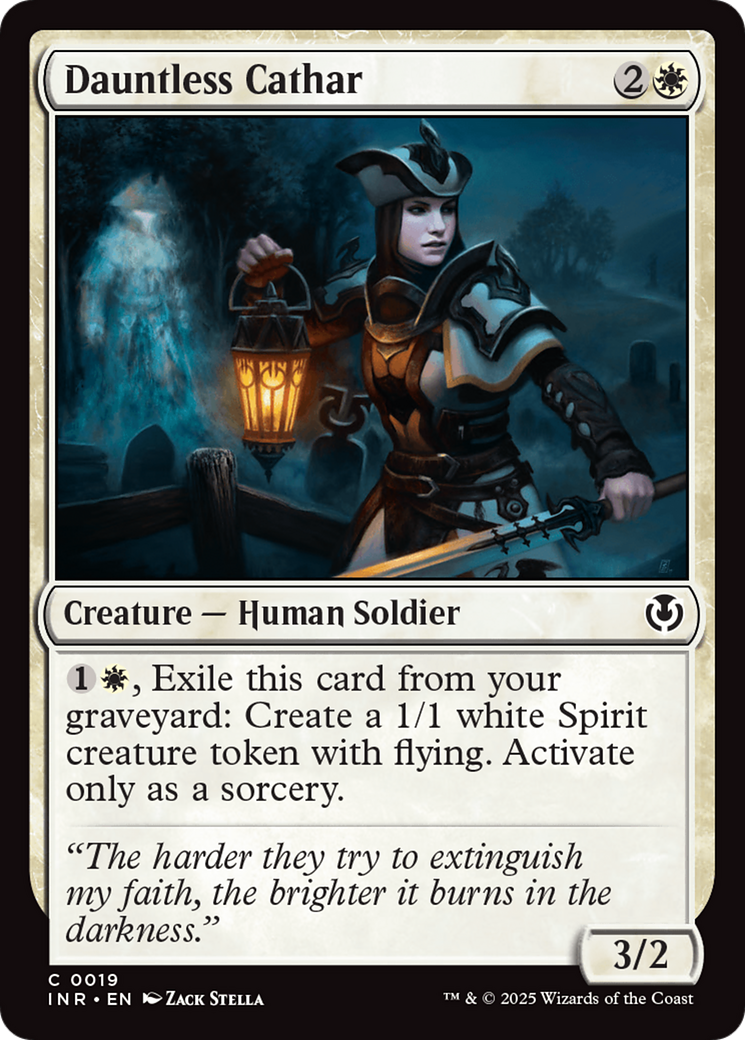 Dauntless Cathar (019) Foil - Innistrad Remastered