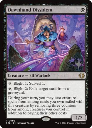Dawnhand Dissident (Promo Pack) (098) Foil - Lorwyn Eclipsed