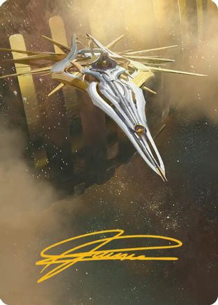 Dawnsire, Sunstar Dreadnought (027s) Gold-Stamped - Art Series: Edge of Eternities