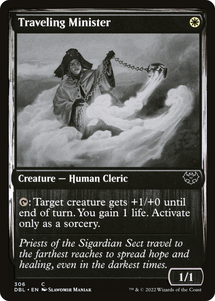 Traveling Minister (306) Foil - Innistrad: Double Feature