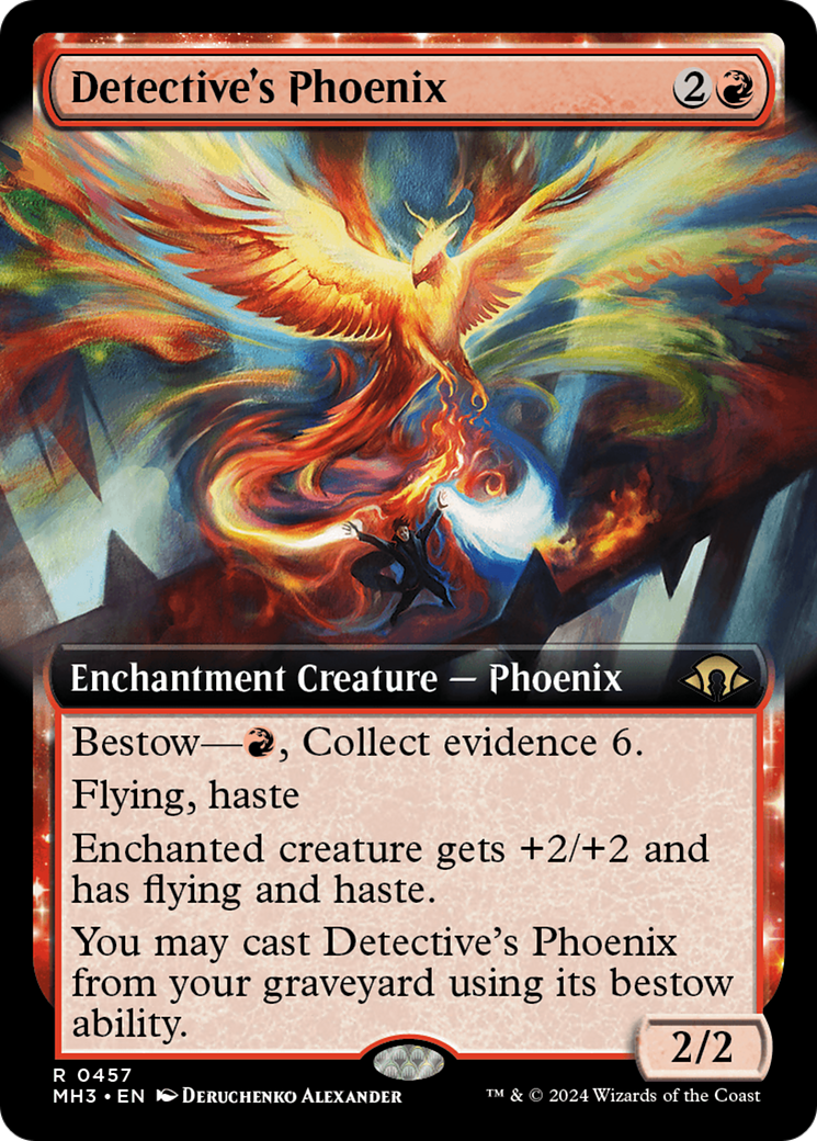 Detective's Phoenix (Extended Art) (457) Foil - Modern Horizons 3