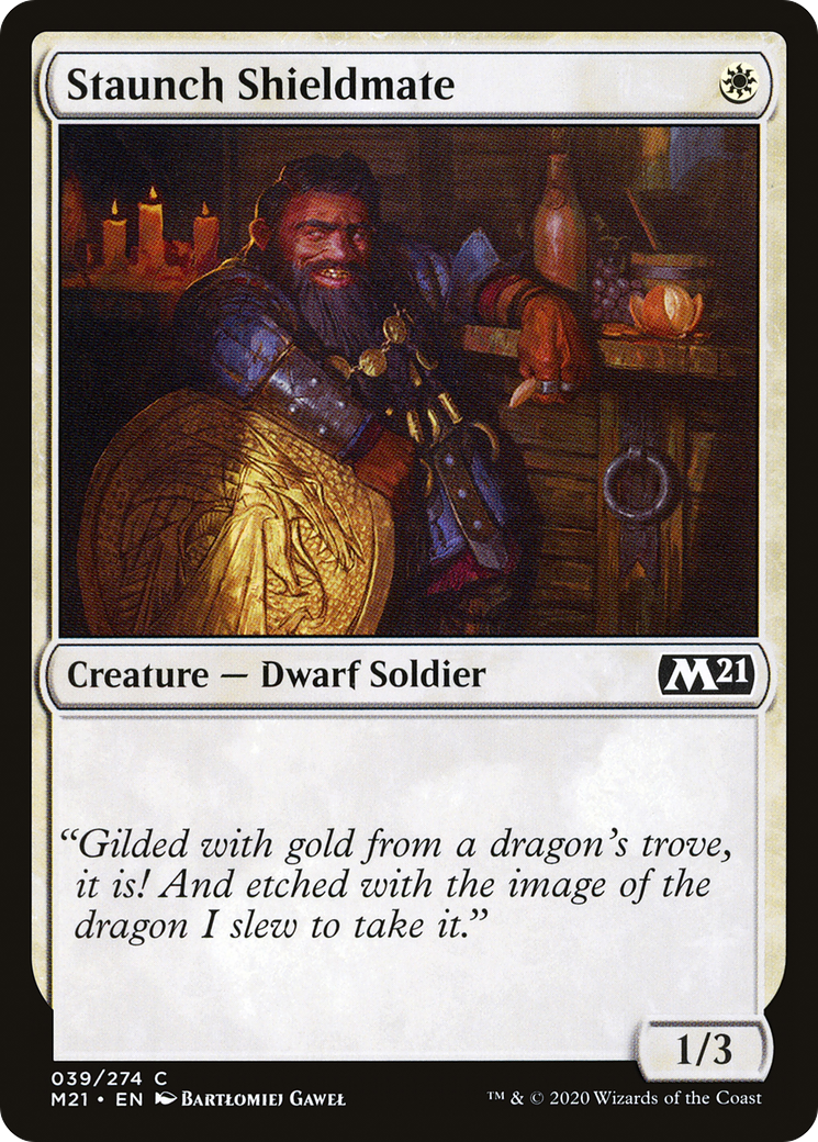Staunch Shieldmate (039) - Core Set 2021