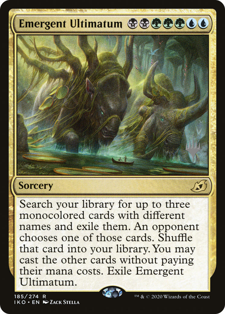 Emergent Ultimatum (185) Foil - Ikoria: Lair of Behemoths Promos