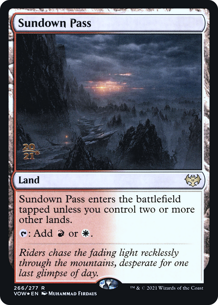 Sundown Pass (266) Foil - Innistrad: Crimson Vow Promos