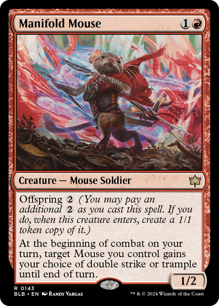 Manifold Mouse (143) Foil - Bloomburrow