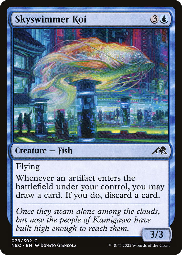Skyswimmer Koi (079) - Kamigawa: Neon Dynasty