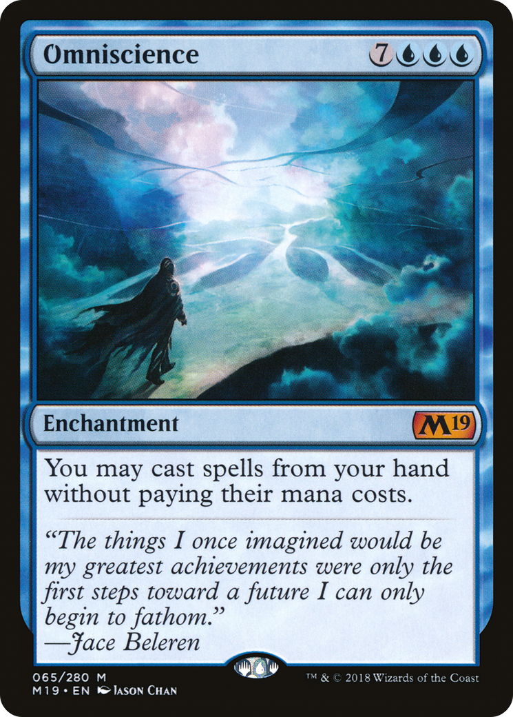 Omniscience (065) Foil - Core Set 2019