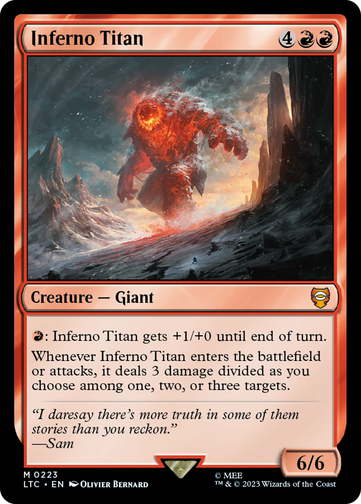 Inferno Titan (223) - Tales of Middle-earth Commander