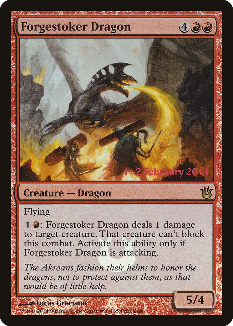 Forgestoker Dragon (98★) Foil - Born of the Gods Promos