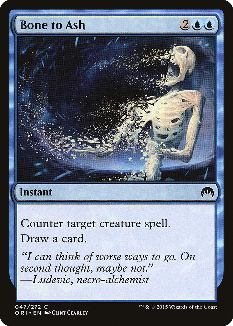 Bone to Ash (047) Foil - Magic Origins