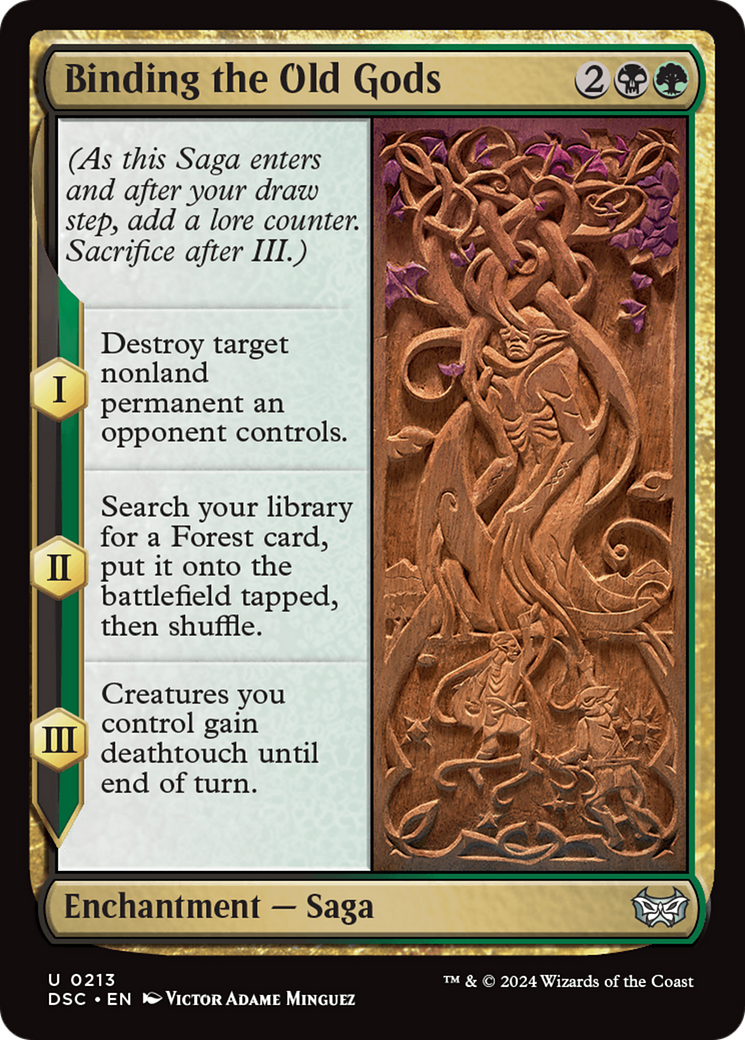 Binding the Old Gods (213) - Duskmourn: House of Horror Commander