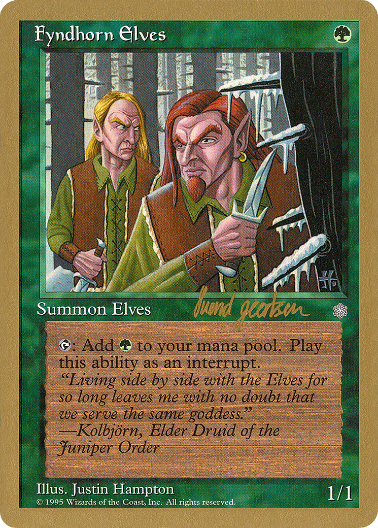Fyndhorn Elves (Retro) (sg244) - World Championship Decks 1997