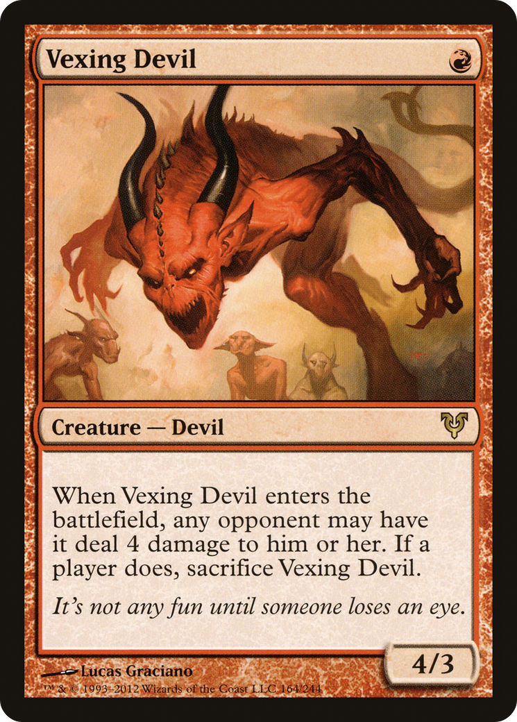 Vexing Devil (164) Foil - Avacyn Restored