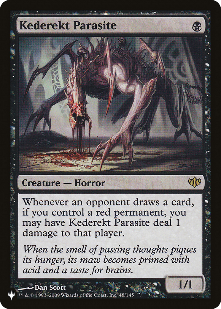 Kederekt Parasite (CON-48) - The List