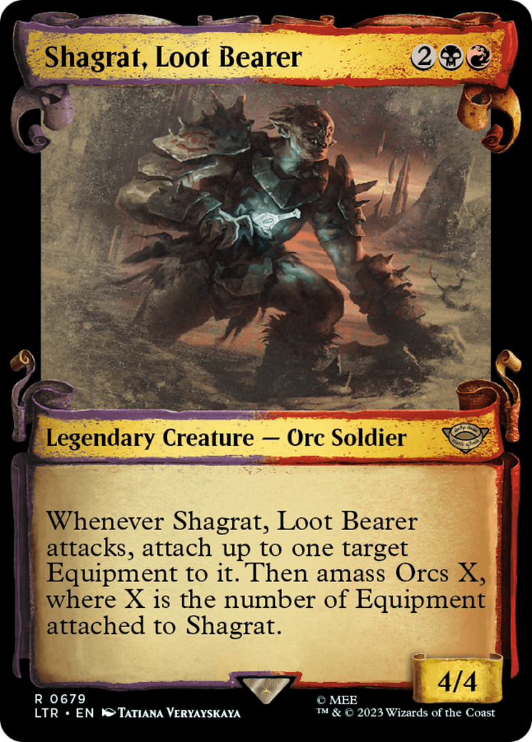 Shagrat, Loot Bearer (Showcase Scrolls) (Showcase) (679) - The Lord of the Rings: Tales of Middle-earth