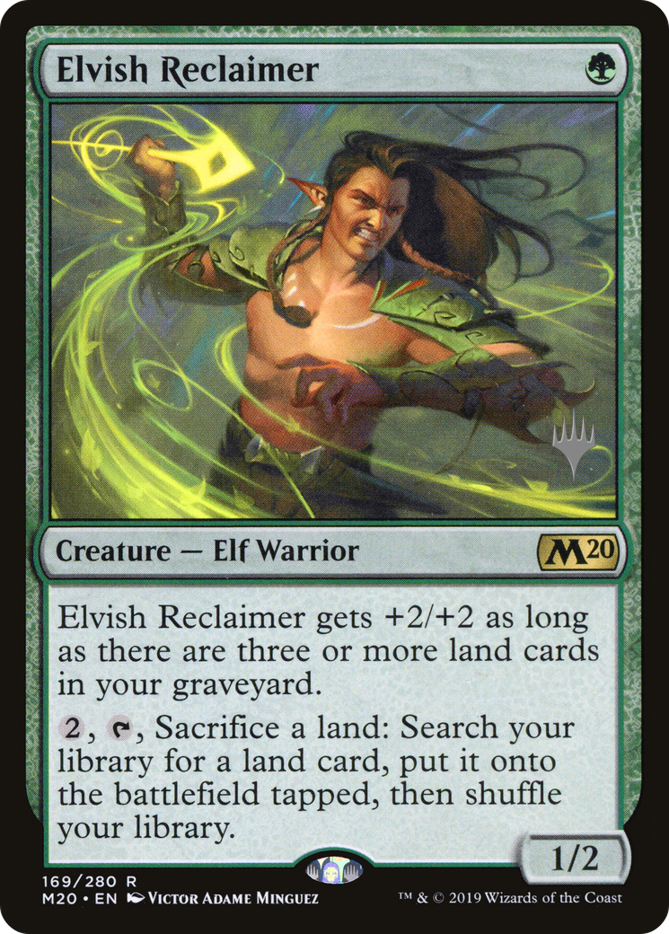 Elvish Reclaimer (169) Foil - Core Set 2020 Promos