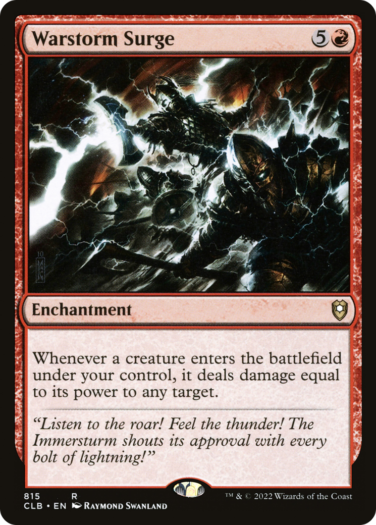 Warstorm Surge (815) - Commander Legends: Battle for Baldur's Gate