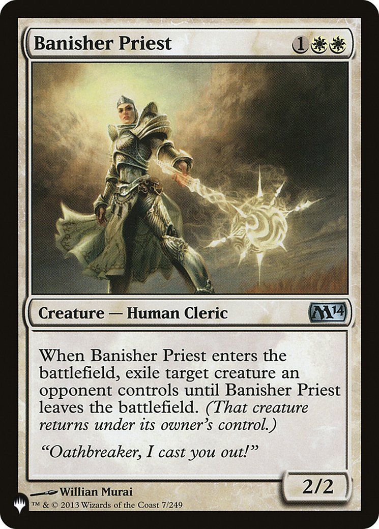 Banisher Priest (M14-7) - The List