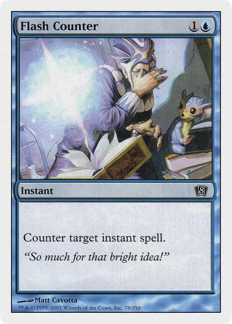 Flash Counter (078) Foil - Eighth Edition