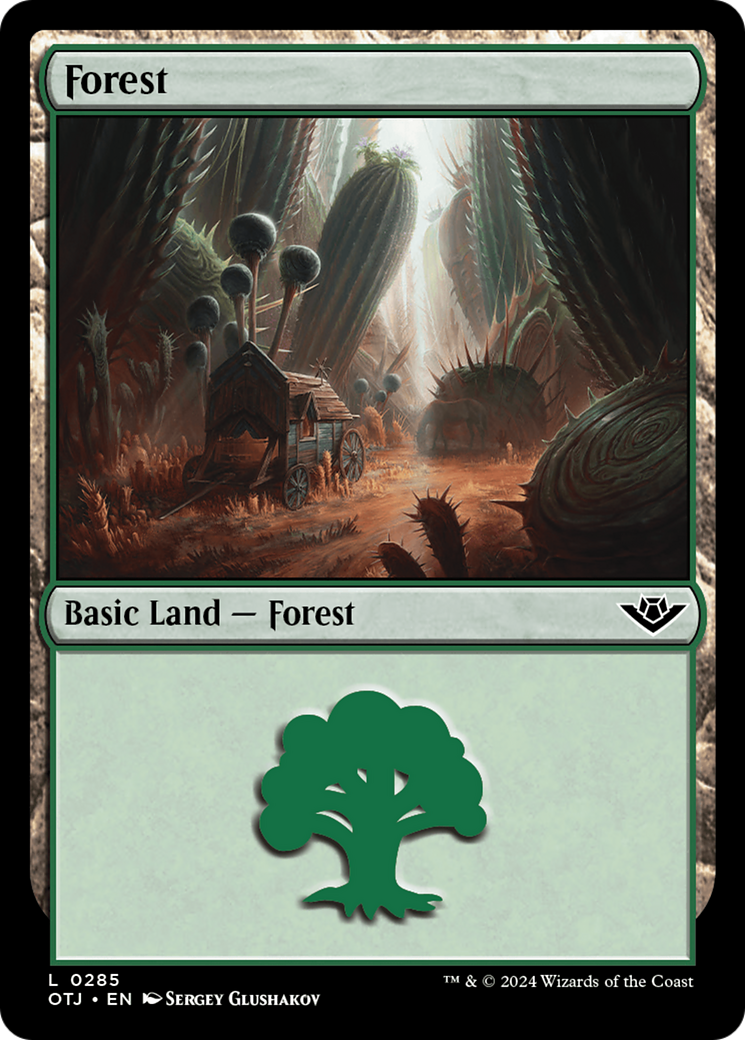 Forest (285) Foil - Outlaws of Thunder Junction