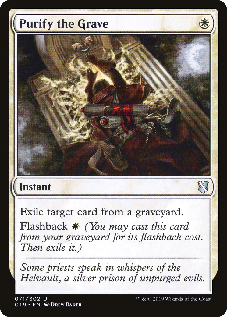 Purify the Grave (071) - Commander 2019