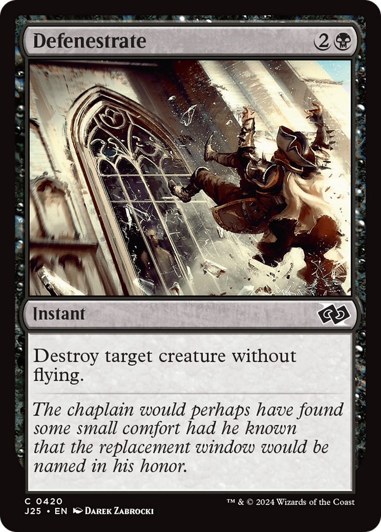 Defenestrate (420) - Foundations Jumpstart
