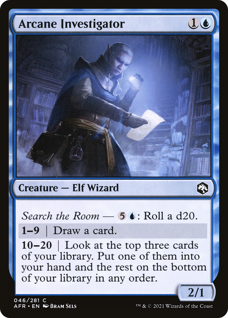 Arcane Investigator (046) Foil - Adventures in the Forgotten Realms