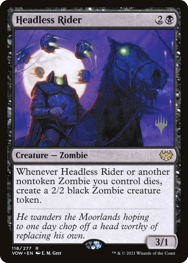 Headless Rider (118p) - Innistrad: Crimson Vow Promos