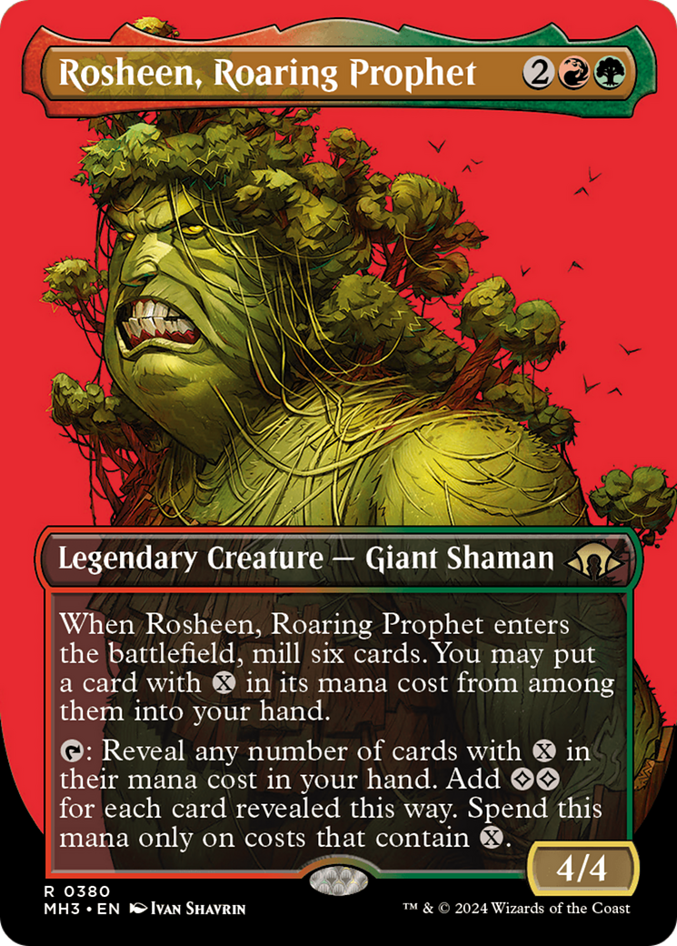 Rosheen, Roaring Prophet (Borderless) (380) - Modern Horizons 3