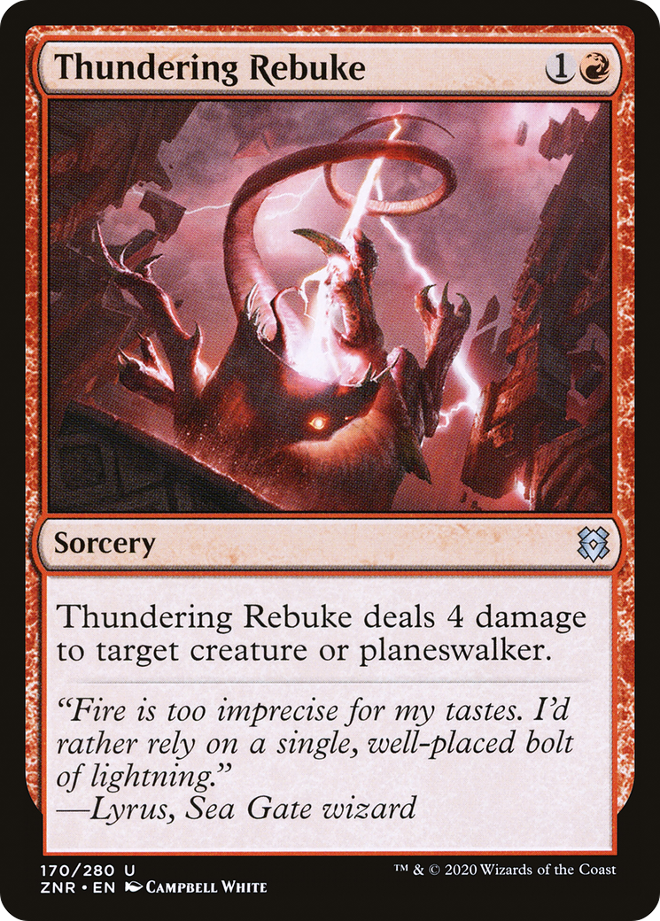 Thundering Rebuke (170) - Zendikar Rising