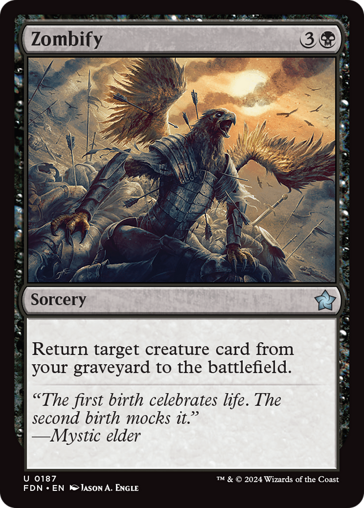 Zombify (187) Foil - Foundations
