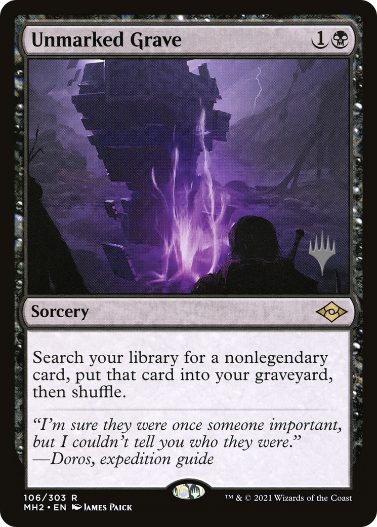 Unmarked Grave (106) - Modern Horizons 2 Promos