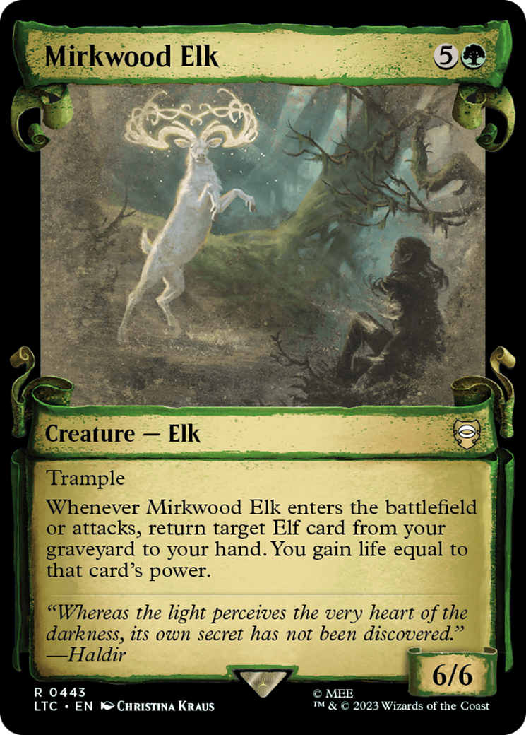 Mirkwood Elk (Showcase Scrolls) (Showcase) (443) - Tales of Middle-earth Commander