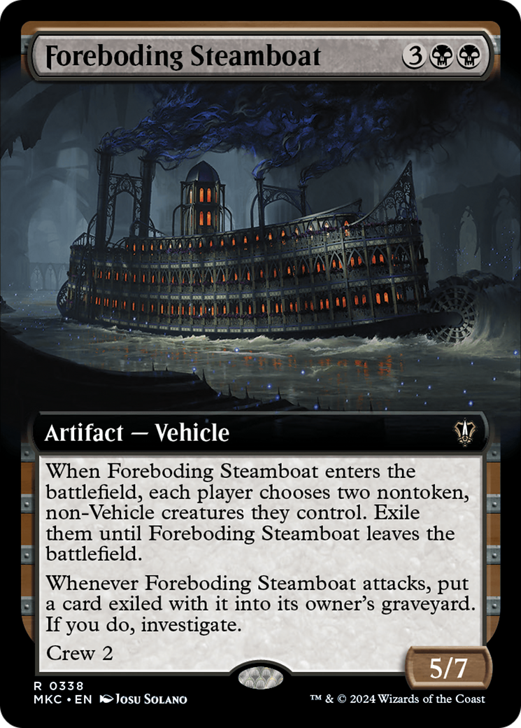 Foreboding Steamboat (Extended Art) (338) - Murders at Karlov Manor Commander