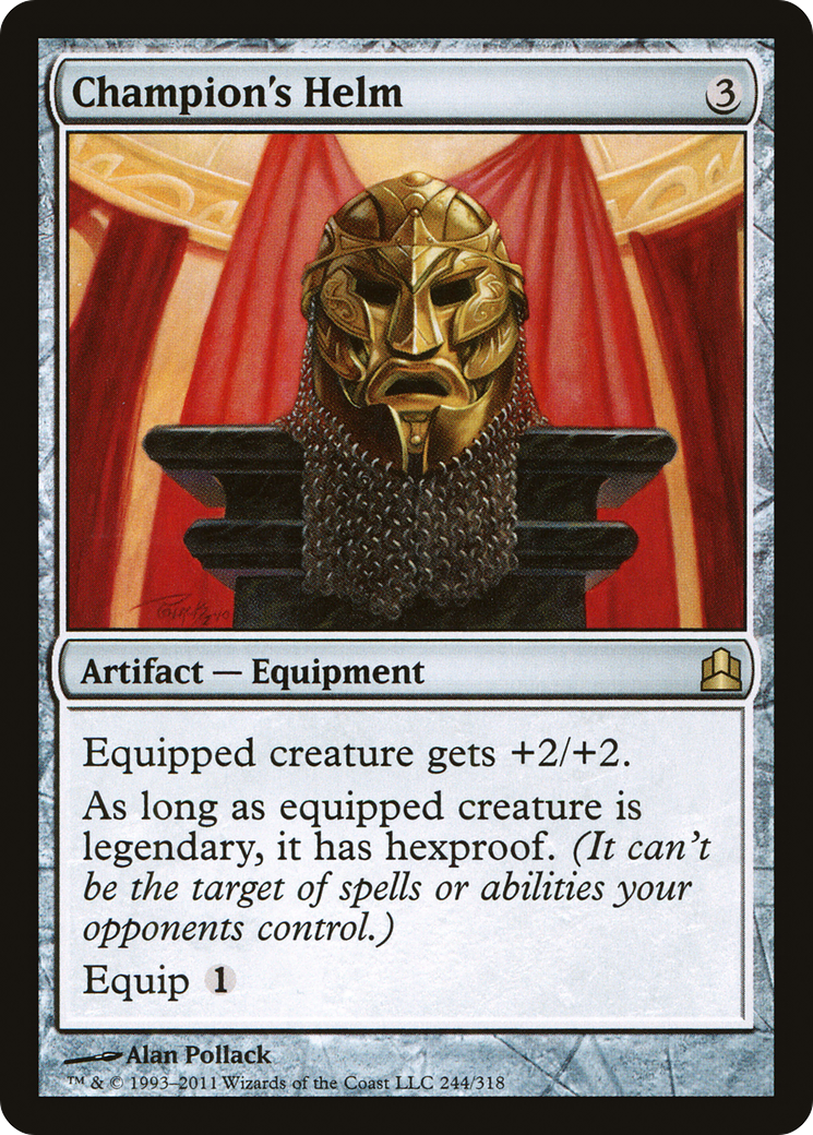 Champion's Helm (244) - Commander 2011