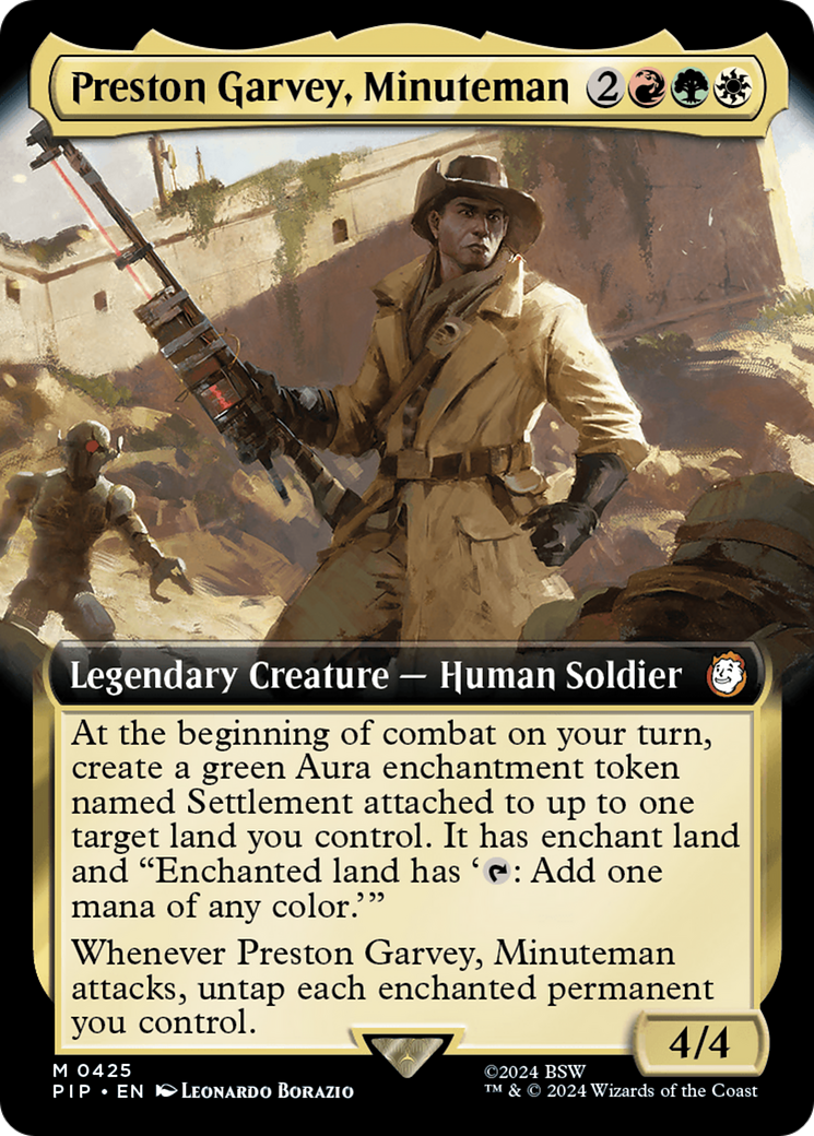 Preston Garvey, Minuteman (Extended Art) (425) Foil - Fallout